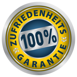 100% - Zufriedenheits-Garantie